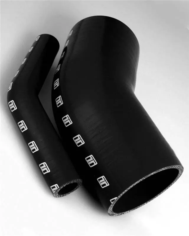 Turbosmart 45 Elbow 2.25 - Black Silicone Hose 1