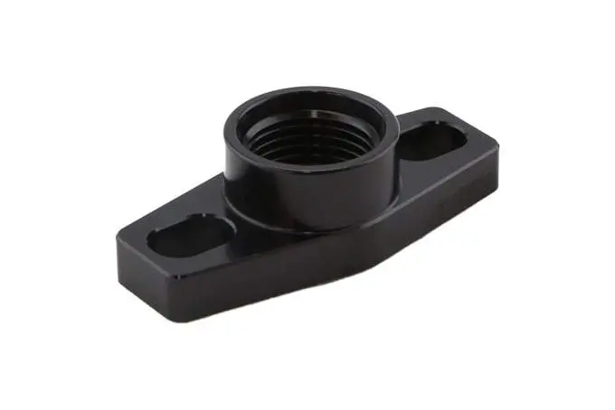 Turbosmart - Billet Turbo Drain Adapter – 38-44Mm Slotted Unl Small Frame 1
