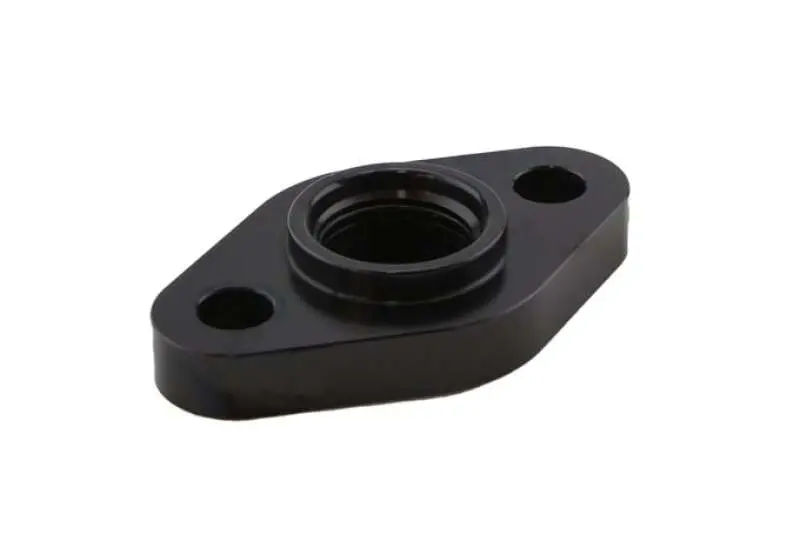 Turbosmart Billet Turbo Drain Adapter W/ Silicon O-Ring 52.4Mm Mounting Hole Ctr Universal Fit 1