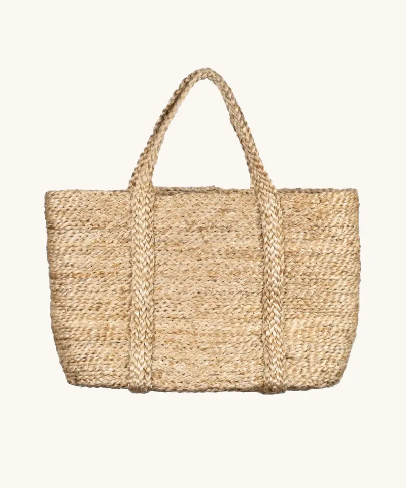 Turtle Bags Fair Trade Jute Basket Bag 2