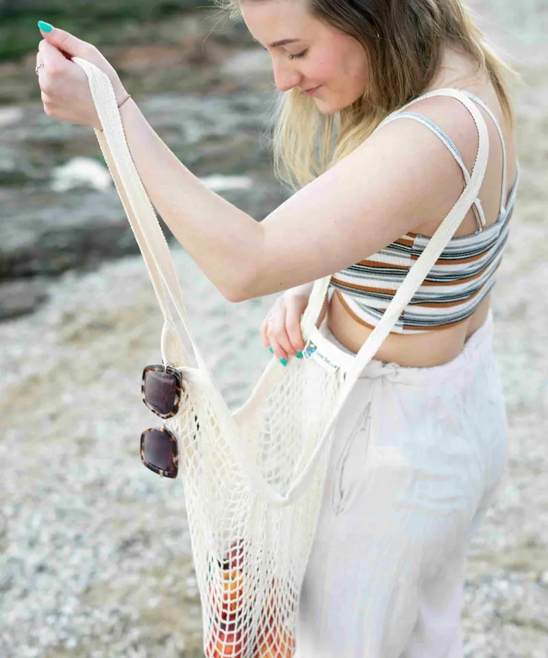Turtle Bags String Shopping Bag - Long Handle 2