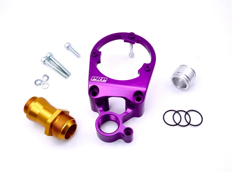 Twin Cam Pro CAS Bracket with Optional -20AN Head Drain – Platinum Racing Products
