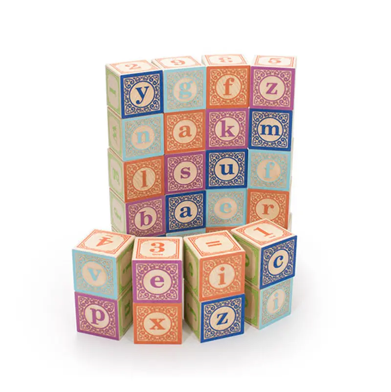 Uncle Goose Classic Lowercase Wooden Abc Toy Blocks 1