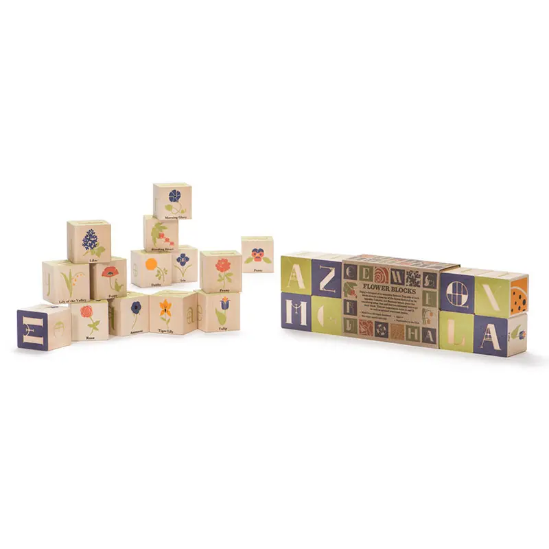 Uncle Goose Wooden Flower Blocks 2