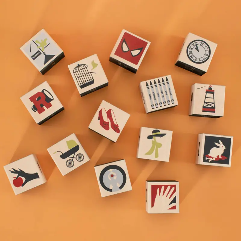 Uncle Goose Wooden 'Lights, Camera, Action!' Abc Blocks 1