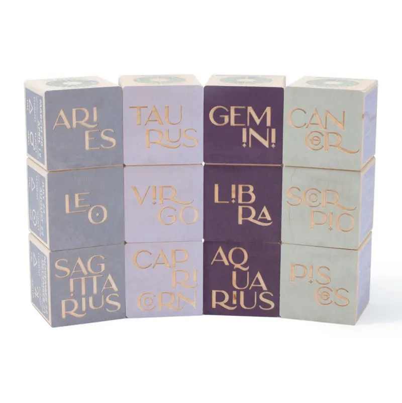 Uncle Goose Wooden Zodiac Blocks 1