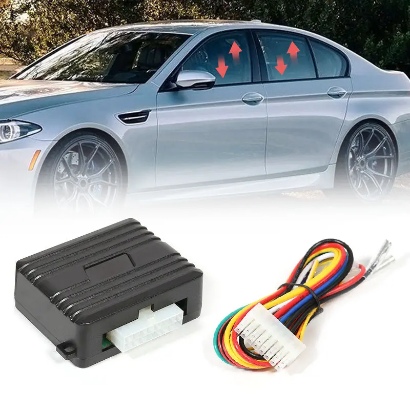 Universal 12V Car Power Window Roll Up Closer For 4 Doors Vehicle Door Glass Automatic Closing Close Windows Module Alarm System 1