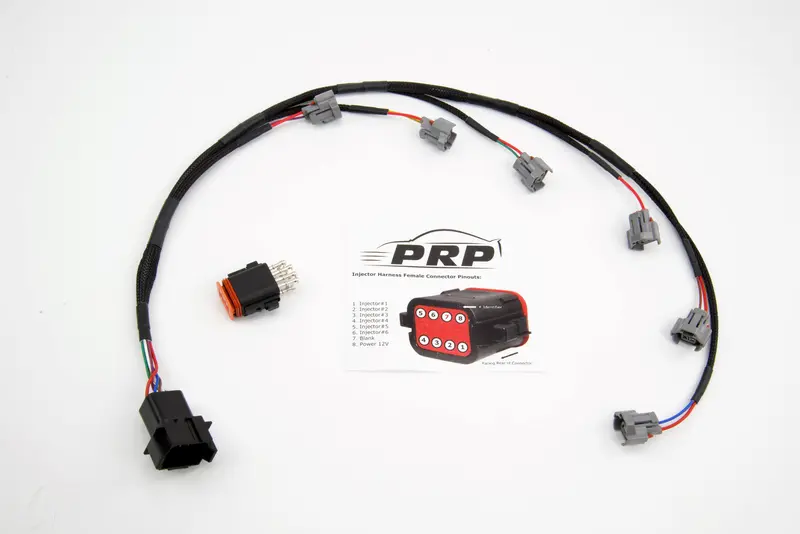 Universal 6-Cylinder Fuel Injector Harness – Plug-and-Play Wiring Loom