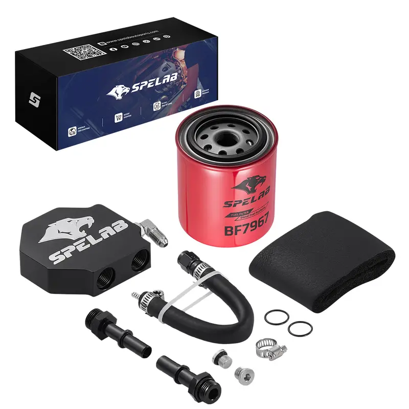 Upper Fuel Filter Upgrade Kit For 2011-2025 Ford F250 F350 F450 F550 6.7L Powerstroke | Spelab 1