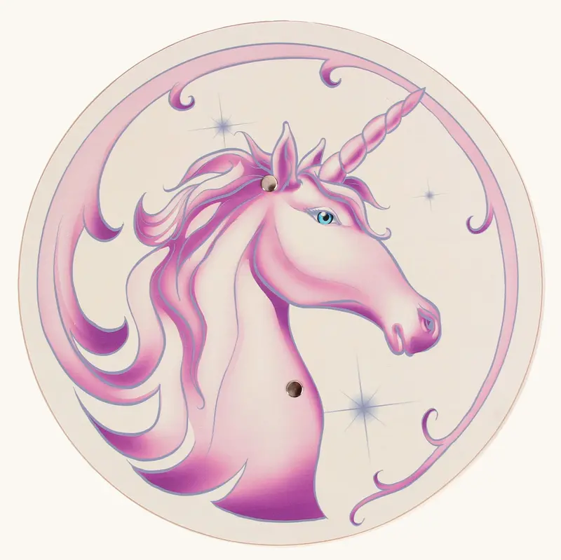 Vah Arabella Unicorn Wooden Shield 1