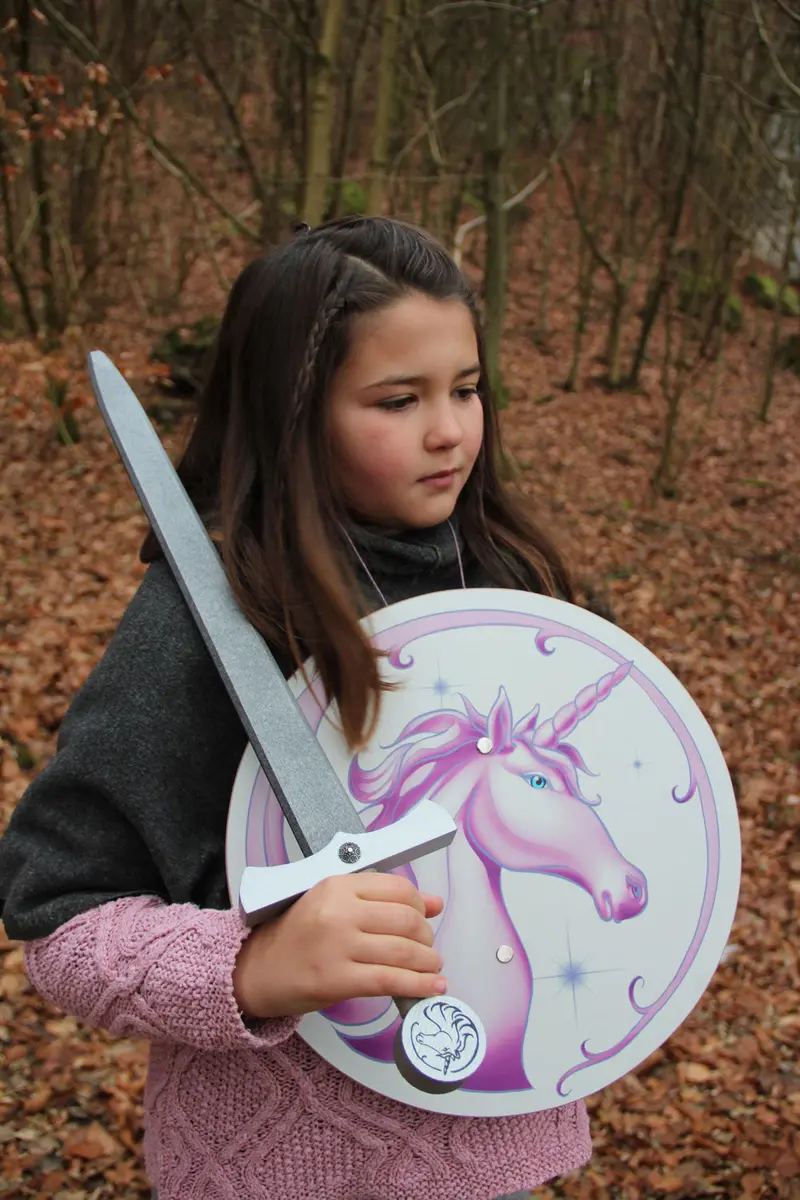 Vah Arabella Unicorn Wooden Shield 2