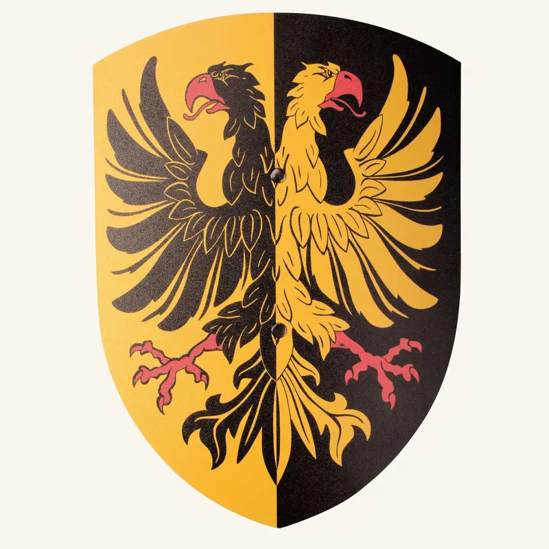 Vah Double-Headed Eagle Wooden Shield 1