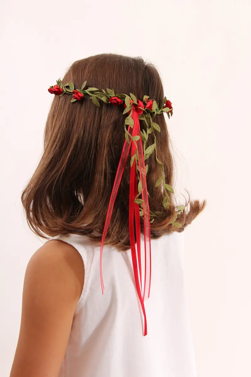 Vah Flower Crown - Red 2