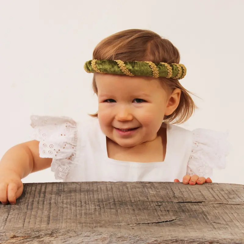 Vah Isabella Medieval Veil - Green 1