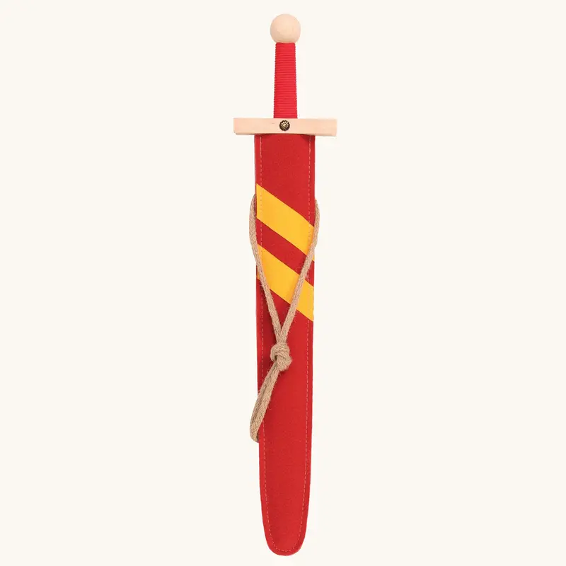 Vah Lancelot Wooden Sword Set - Red 1