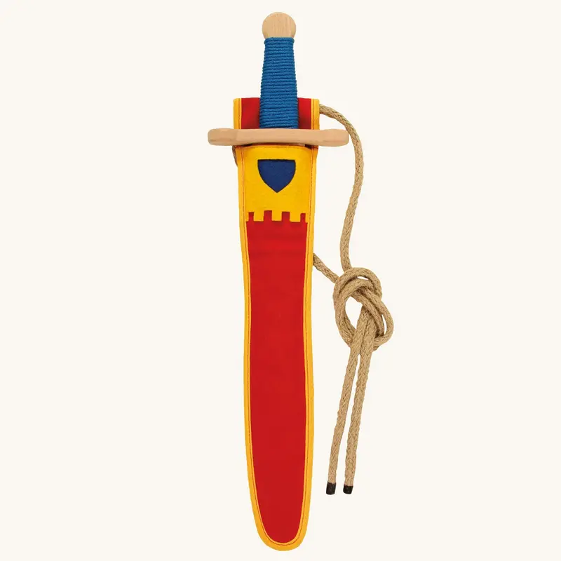 Vah Lansquenet Wooden Sword Set - Red & Yellow 1