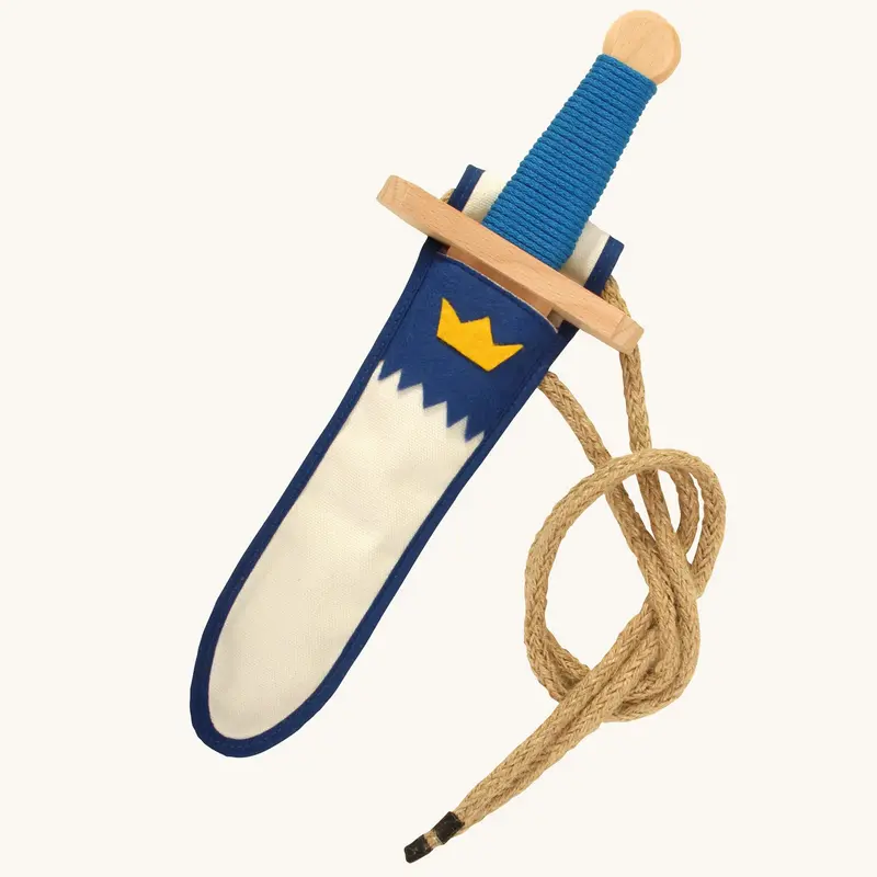 Vah Lansquenet Wooden Sword Set - White & Blue 1