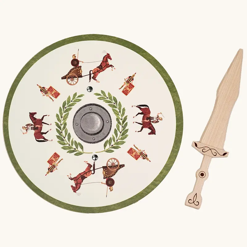 Vah Legio Mini Wooden Shield & Sword Set 1