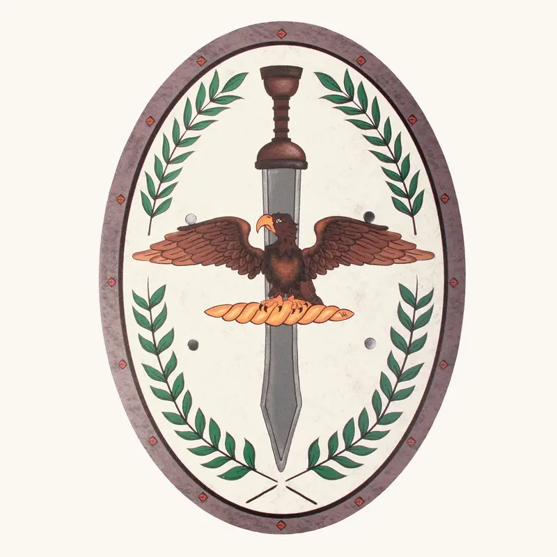 Vah Roman Aquila Wooden Shield 1
