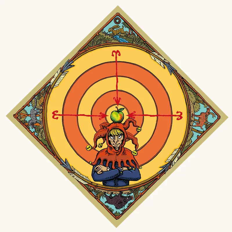 Vah Square Wooden Target For Safety Arrows 1