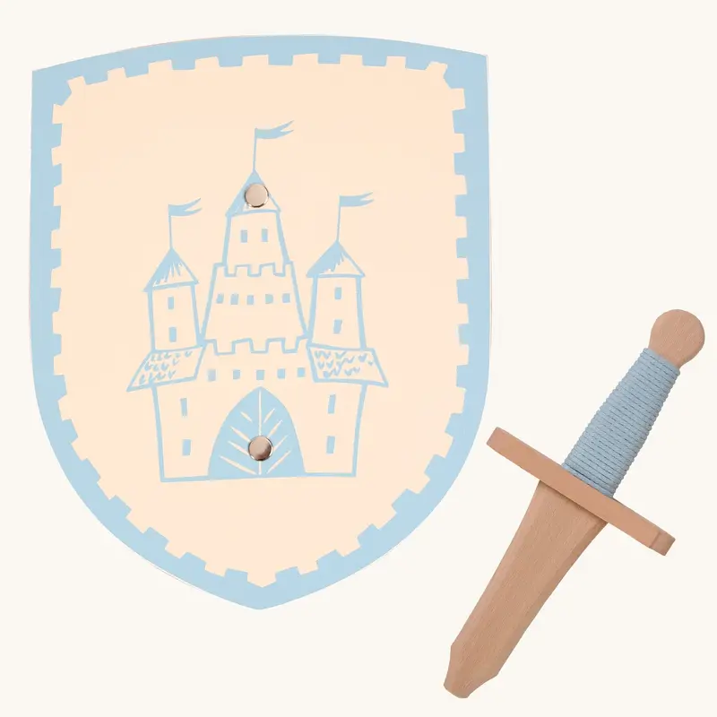 Vah Tristan Castle Mini Wooden Shield & Dagger Set 1