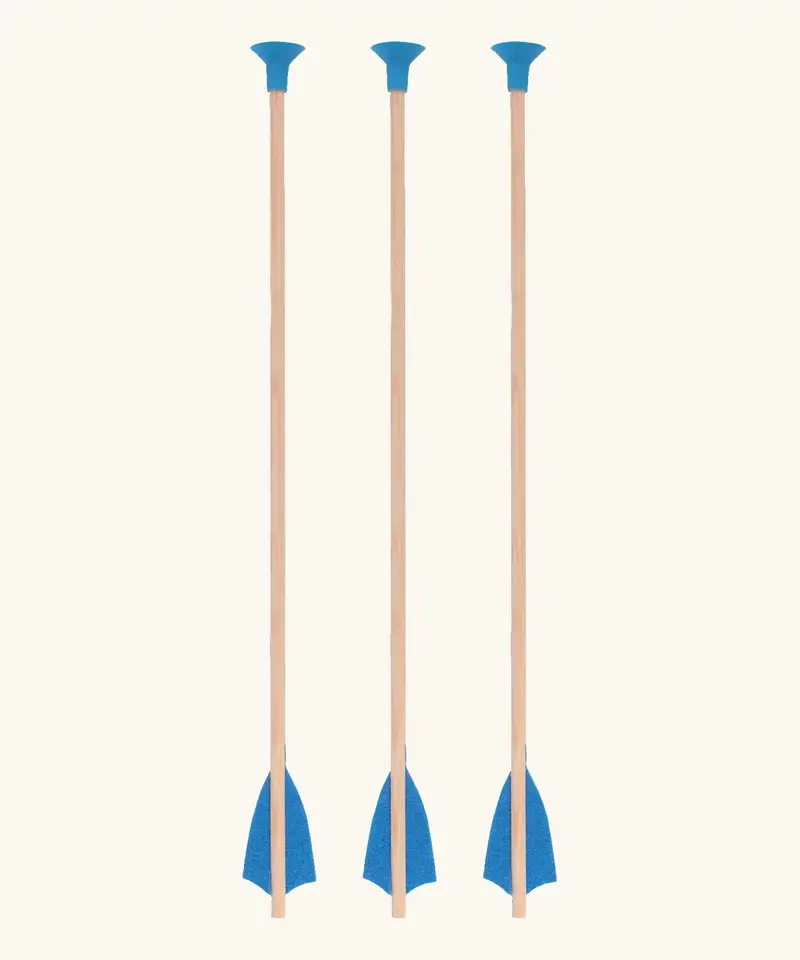 Vah Wooden Junior Bow Safety Arrows 1