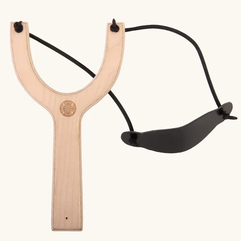 Vah Wooden Slingshot With Paper Balls 1
