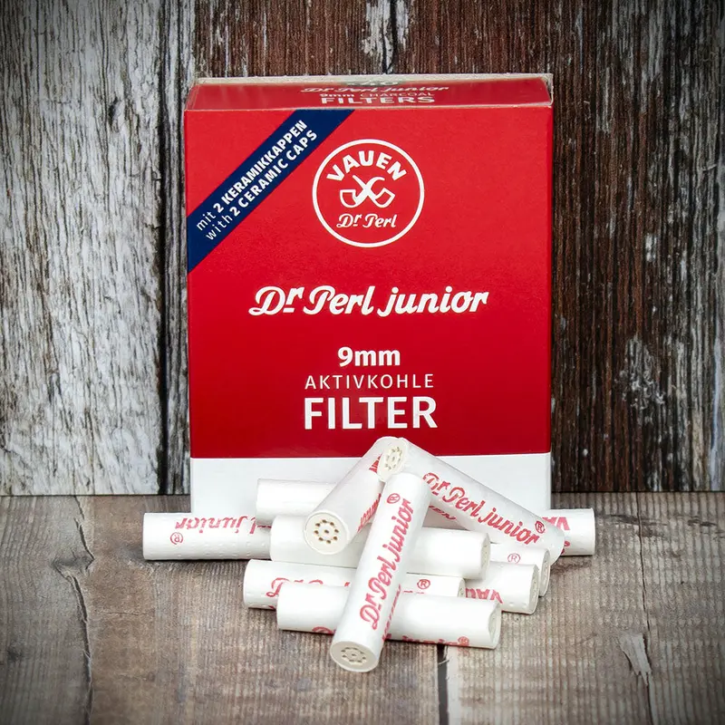 Vauen 9Mm Dr Perl Junior Pipe Filters Box Of 40 1