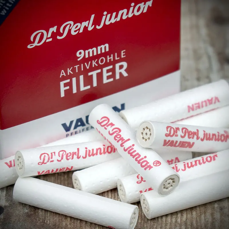 Vauen 9Mm Dr Perl Junior Pipe Filters Box Of 40 2