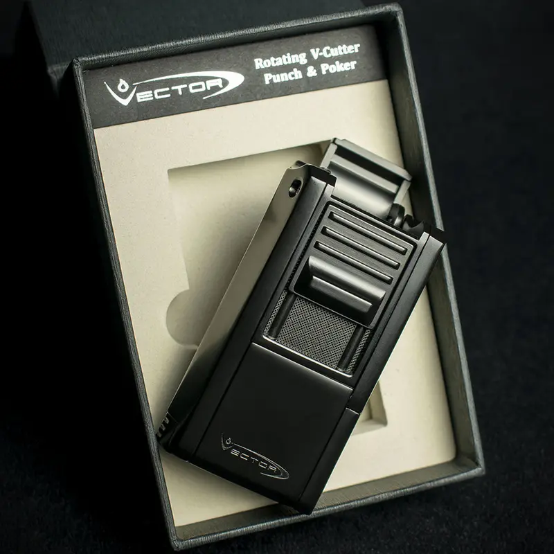 Vector Thor Single Flame With V-Cutter - Black Matte 2