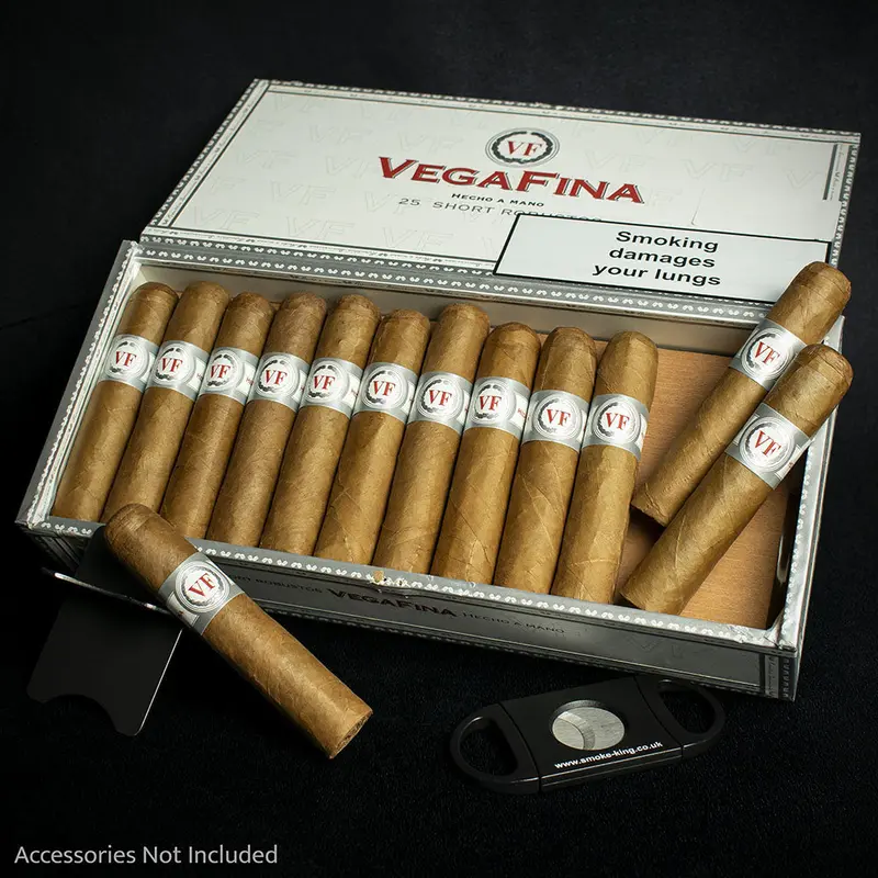 Vegafina Classic Short Robusto Cigars - Box Of 25 1