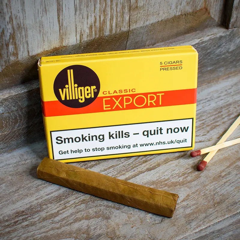 Villiger Export Pressed Cigars - Pack Of 5 1