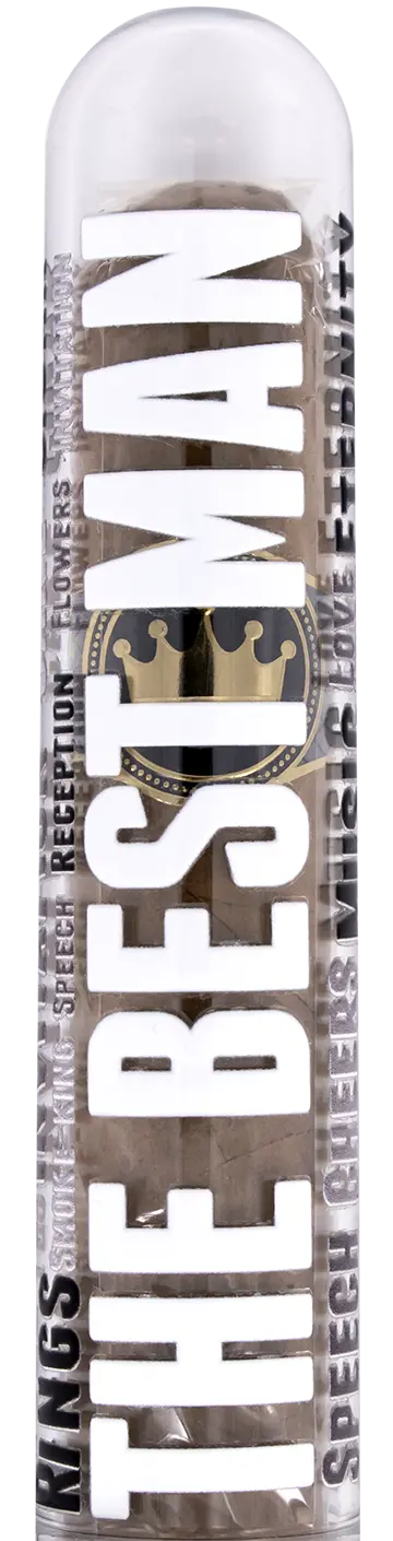 Wedding Cigar Gift Tube + Smoke-King Robusto - The Best Man 1