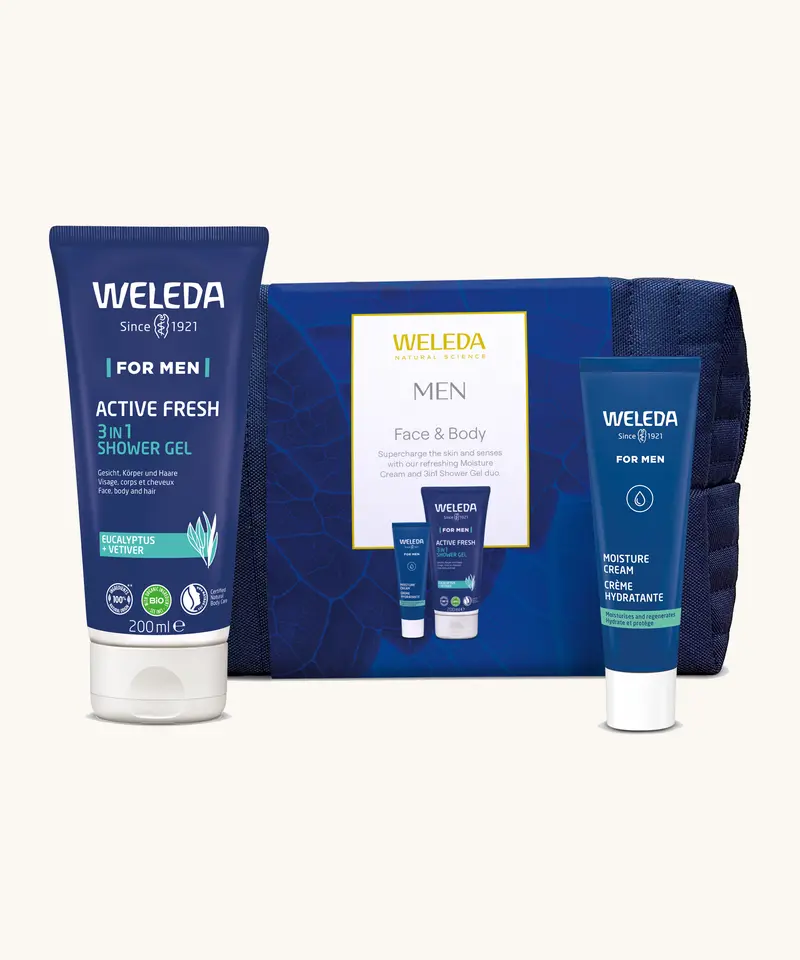 Weleda Men's Face & Body Gift Set 1