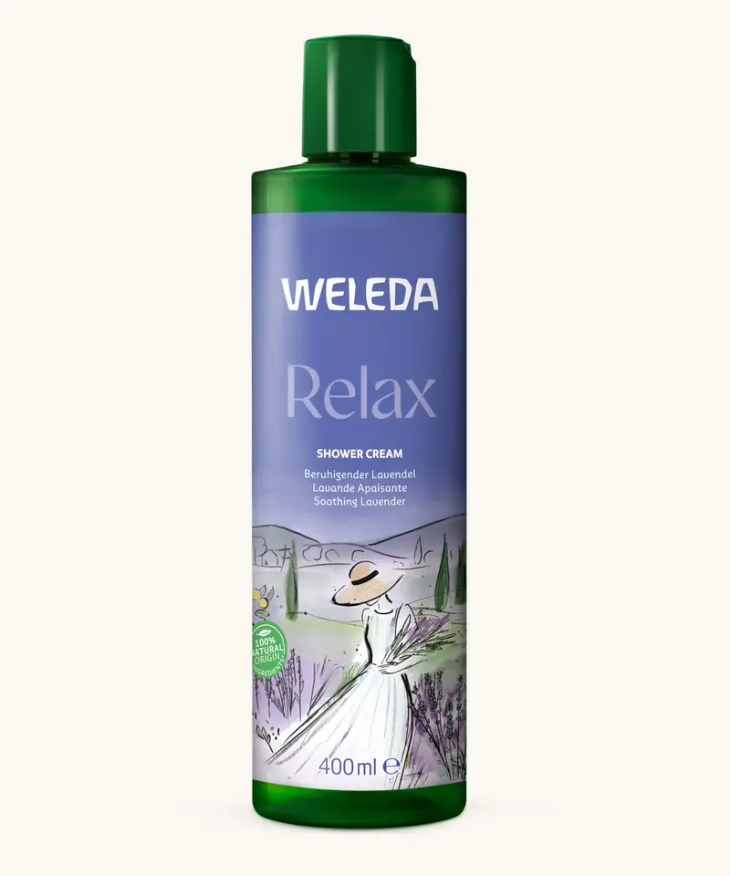 Weleda Relax Lavender Shower Cream 400Ml 1