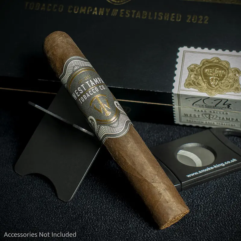 West Tampa Tobacco Co. Black Maduro Robusto Cigar - Single 2