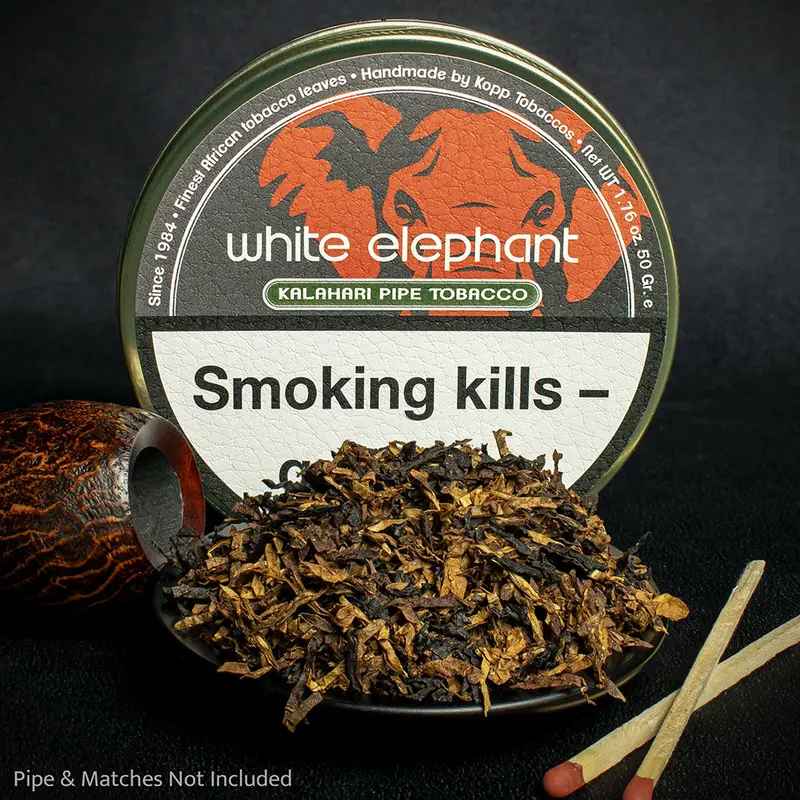 White Elephant Kalahari Pipe Tobacco - 50G Tin 1