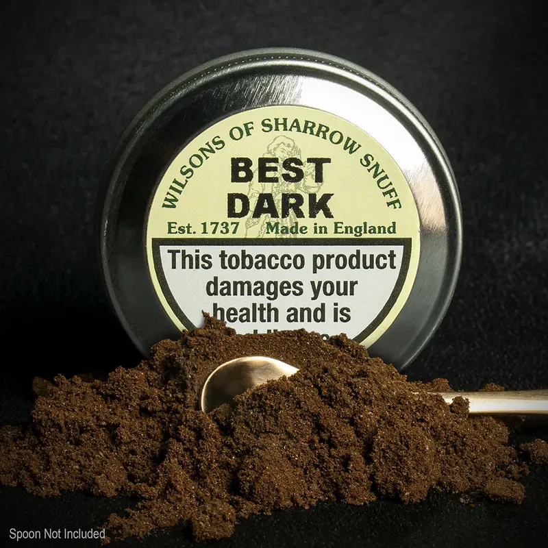 Wilsons Of Sharrow Best Dark (Menthol & Fruit) Snuff - 10G Tin (Medium) 1