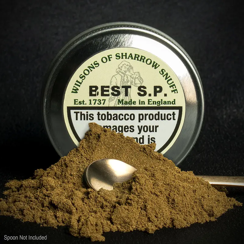 Wilsons Of Sharrow Best S.P. (Menthol & Citrus) Snuff - 10G Tin (Medium) 1
