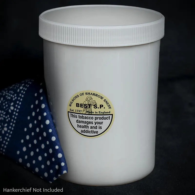 Wilsons Of Sharrow Best S.P. (Tobacco Aroma) Snuff - 1Lb Drum 1