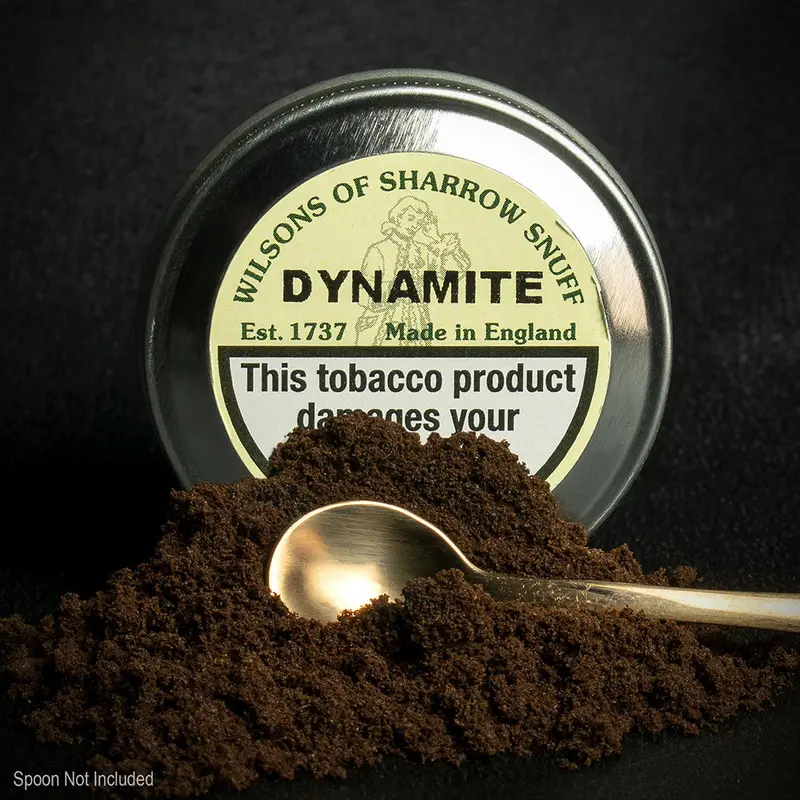 Wilsons Of Sharrow Dynamite (Menthol) Snuff - 10G Tin (Medium) 1