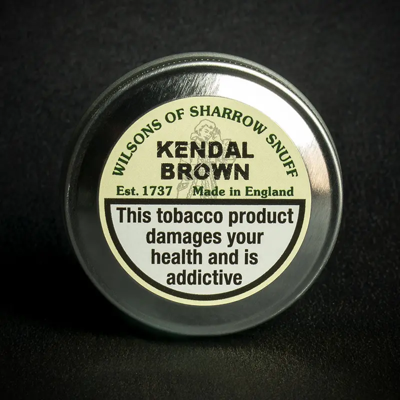 Wilsons Of Sharrow Kendal Brown (Citrus) Snuff - 10G Tin (Medium) 2