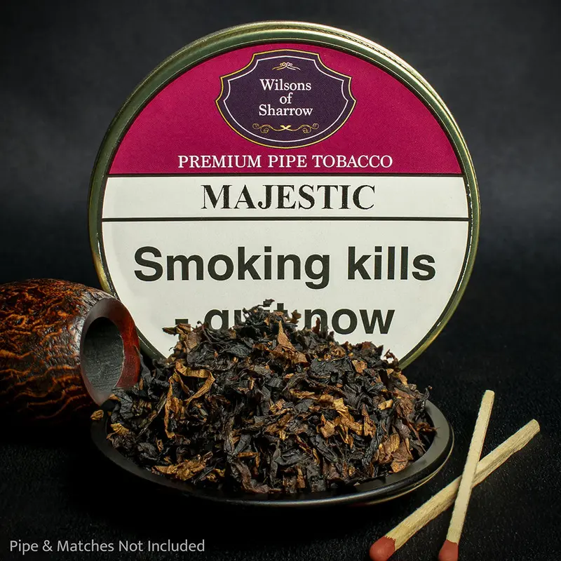 Wilsons Of Sharrow Majestic Pipe Tobacco (Vanilla & Cocoa) - 50G Tin 1