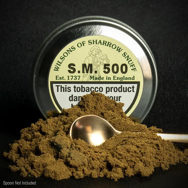 Wilsons Of Sharrow S.M. 500 (Light Menthol) Snuff - 10G Tin 1