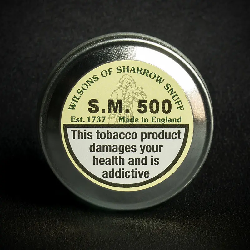 Wilsons Of Sharrow S.M. 500 (Light Menthol) Snuff - 10G Tin 2