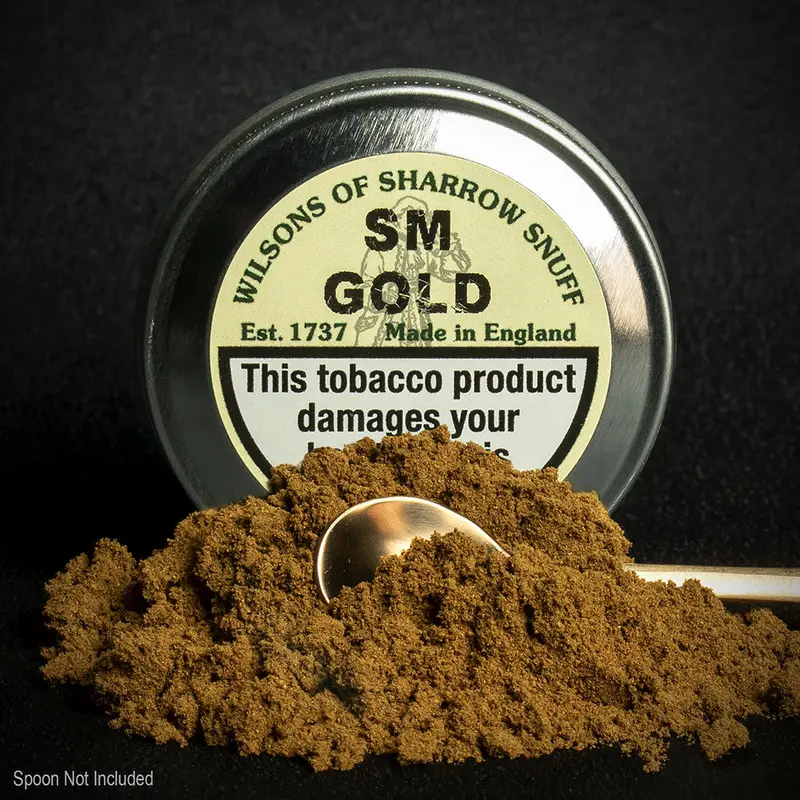Wilsons Of Sharrow Sm Gold (Eucalyptus, Camphor & Menthol) Snuff - 10G Tin (Medium) 1