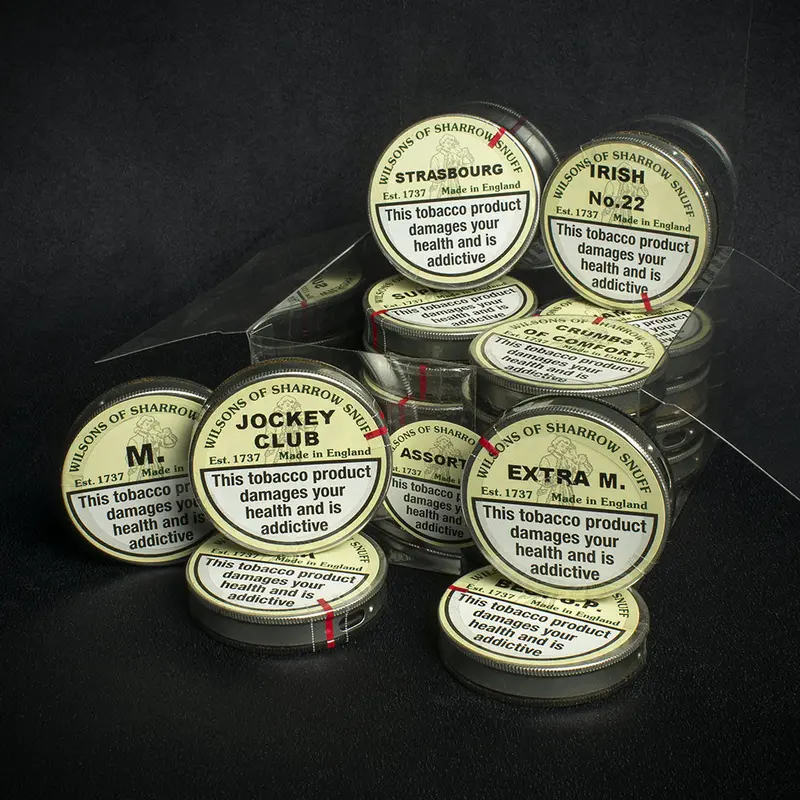 Wilsons Of Sharrow Snuff 20 X 5G Tap Tins Assorted Flavours 2