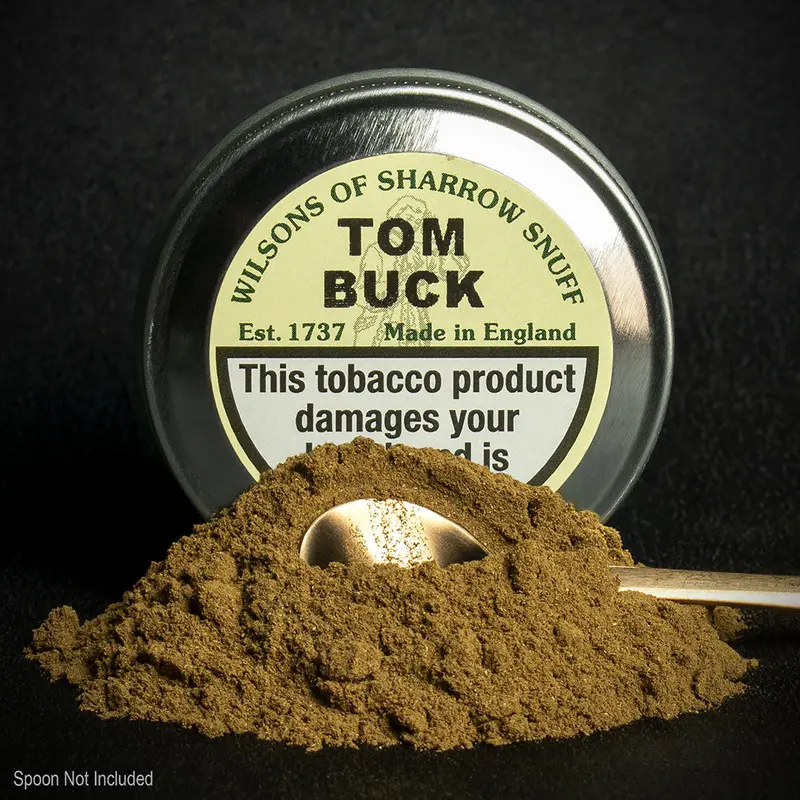 Wilsons Of Sharrow Tom Buck (Menthol & Citrus) Snuff - 10G Tin (Medium) 1