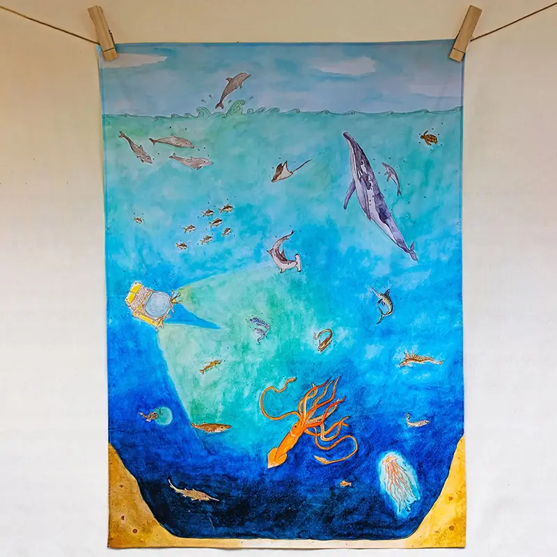 Wonderie Giant Play Cloth - Into The Abyss 1