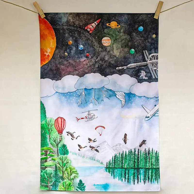 Wonderie Giant Play Cloth - The Things Above 1
